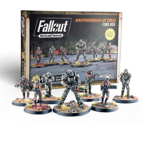 wasteland warfare brotherhood of steel core box|Fallout: Wasteland Warfare: Brotherhood of Steel.